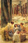 Sir Lawrence Alma-Tadema,OM.RA,RWS The Baths at Caracalla oil painting artist